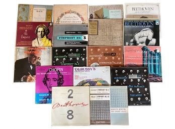 Lot Of Records With Music By Classical Composers