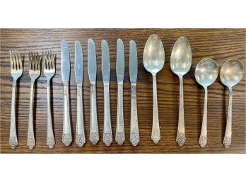 Lot Of Stainless Silverware And Some Rogers Silverplate