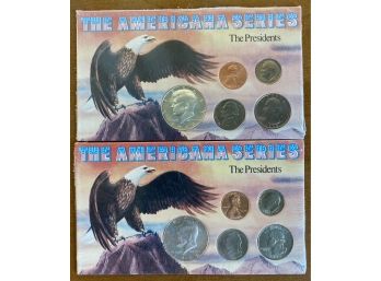 (2) The Americana Series The Presidents Coin Sets