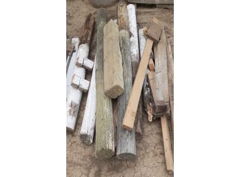 Large Lot Of Assorted Scrap Wood
