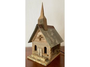 Lovely Handmade Wooden Chapel With Slate Roof