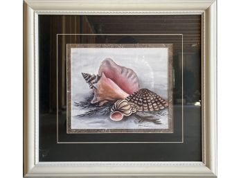 Dianne Krummel Seashell Framed Print