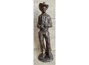 Daniel Monfort Sculpture Statue Western Cowboy