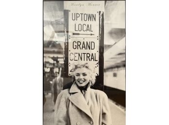 Framed Marilyn Monroe Poster