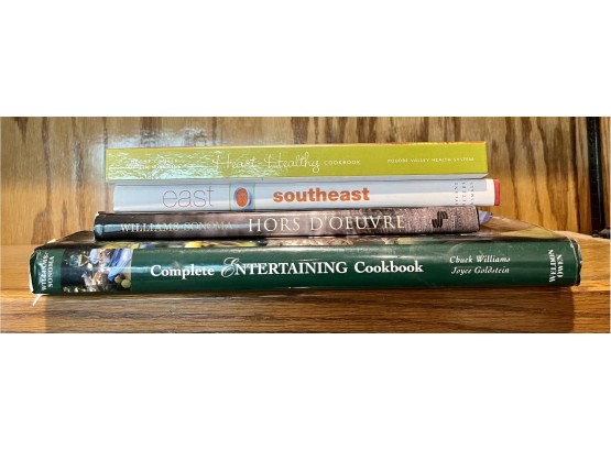 Cookbook Lot-4 Books Including Williams Sonoma