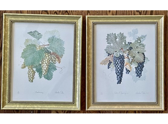 Signed Numbered Grape Prints By Sebastian Titus