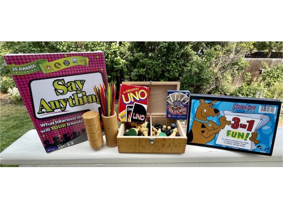 7 Pc. Game Lot With Say Anything