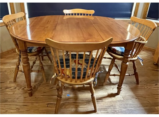 10 Pc. Solid Maple Dining Set