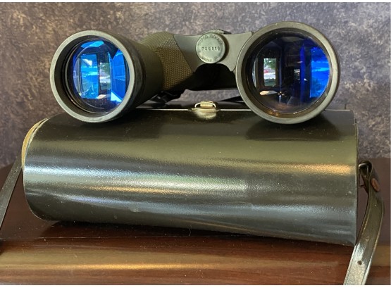 Focal Brand Binoculars With Black Leather Carrying Case