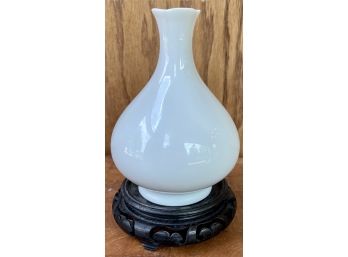 Mini French Limoges Vase And Stand