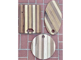 4 Solid Wood Cutting Boards