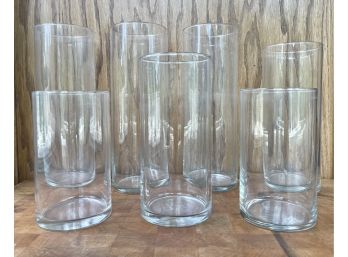 7 Cylinder Vases