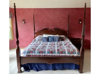 Gorgeous Solid Wood Four Post Bedframe From Kincaid Furniture Co.