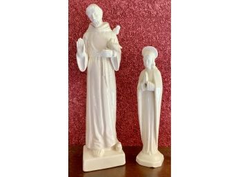 Two Religious Small Statues