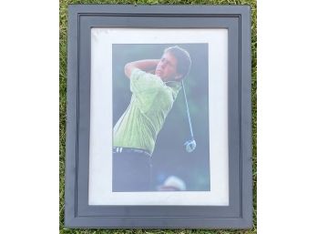 Framed Young Phil Mickelson Vintage Photo