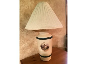 Beautiful Lamp With Rooster Motif