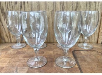 6 Water Goblets