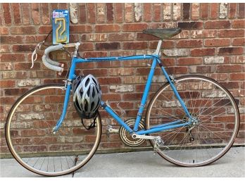 Vintage Cycle Sport Bicycle With Helmet (As Is)
