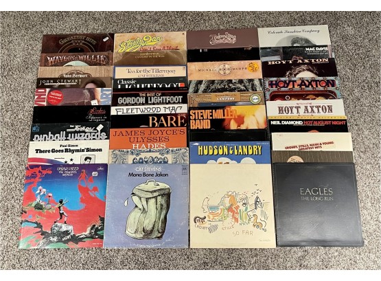 Vintage LP's Lot With Classic 70's Including Eagles, Chicago And More!