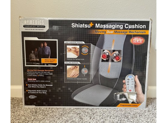 Homemedics Shiatsu Heated Massaging Cushion With Programable Control