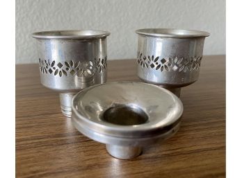 Gorham Sterling Silver Candle Holders- 4 Pcs. (43.1 Grams)