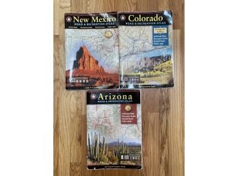 3 Benchmark Maps Colorado, Arizona And New Mexico Road Atlas