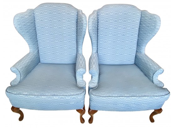 2 Vintage  Blue Flexsteel Chairs