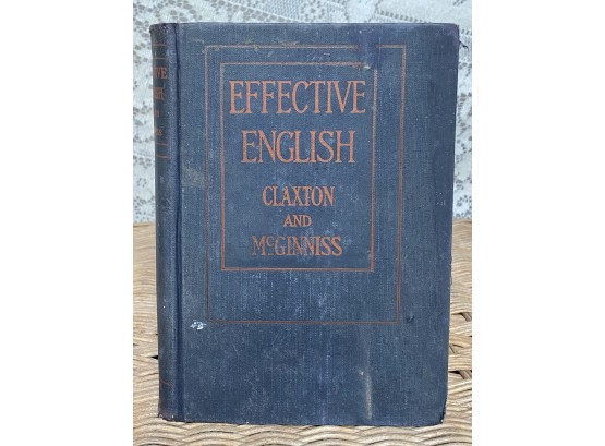 Effective English, Claxton And McGinnis