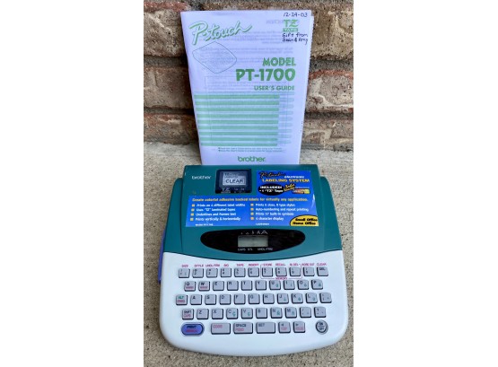 Brother P Touch PT 1700 Label Maker