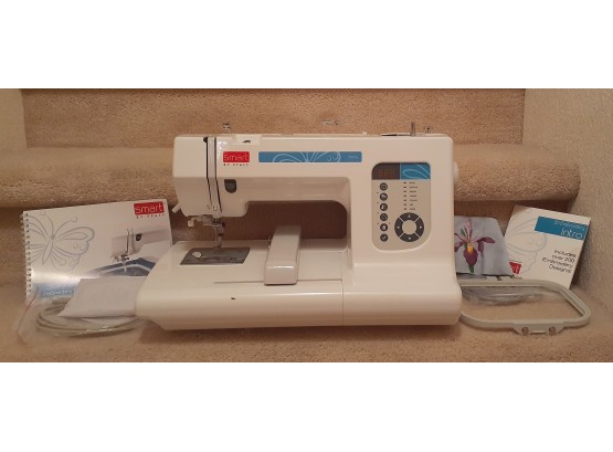Smart By Pfaff Embroidery-Applique Machine Model 300e With Lovely Rolling Carrying Case