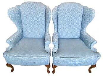 2 Vintage  Blue Flexsteel Chairs