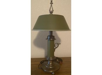 Antique Green Small Metal Desk Lamp