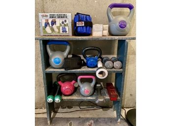 Assorted Weights (Shelf Not Included)
