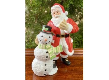 Lenox Santa With Snowman