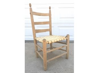 Woven, Wooden Chair!