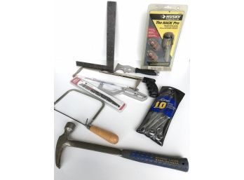 Miscellaneous Tools Including Brand-new Husky Nack Pro Industrial Knife System