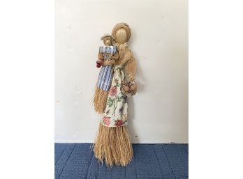 Charming Straw Country Doll