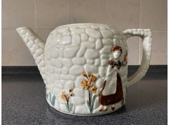 Vintage Porcelier Vitreous China Teapot