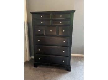 Espresso Wood Chest Of Drawers