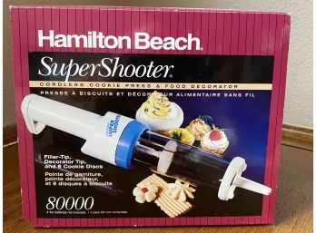 Hamilton Beach Super Shooter Cookies Press Food Decorator