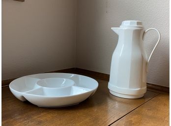 Serving Tray With Carafe