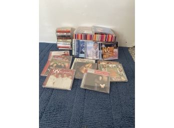 Lot Of Christmas CDs And Cassettes