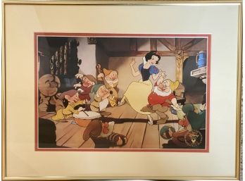 Snow White And The Seven Dwarves Exclusive 1994 Commemorative Lithograph
