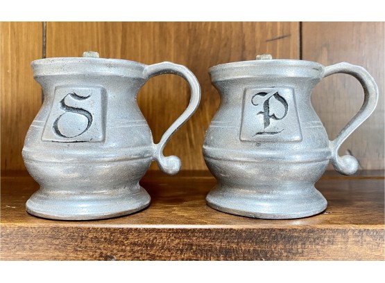 Wilton RWP Pewter Salt And Pepper Shakers