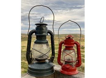 Two Vintage Lanterns Incl. Little Wizard, Syracuse NY