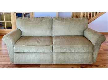 Large La-Z-Boy Light Green Couch