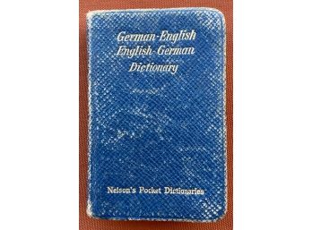 German-English Dictionary Nelson's Pocket Dictionaries