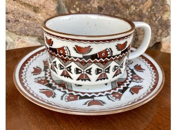 Nice Ceramic Cup And Matching Plate