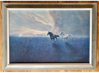 Large Framed Bramantt Horse Print