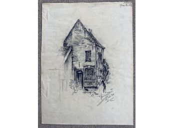 1946 Charcoal Sketch